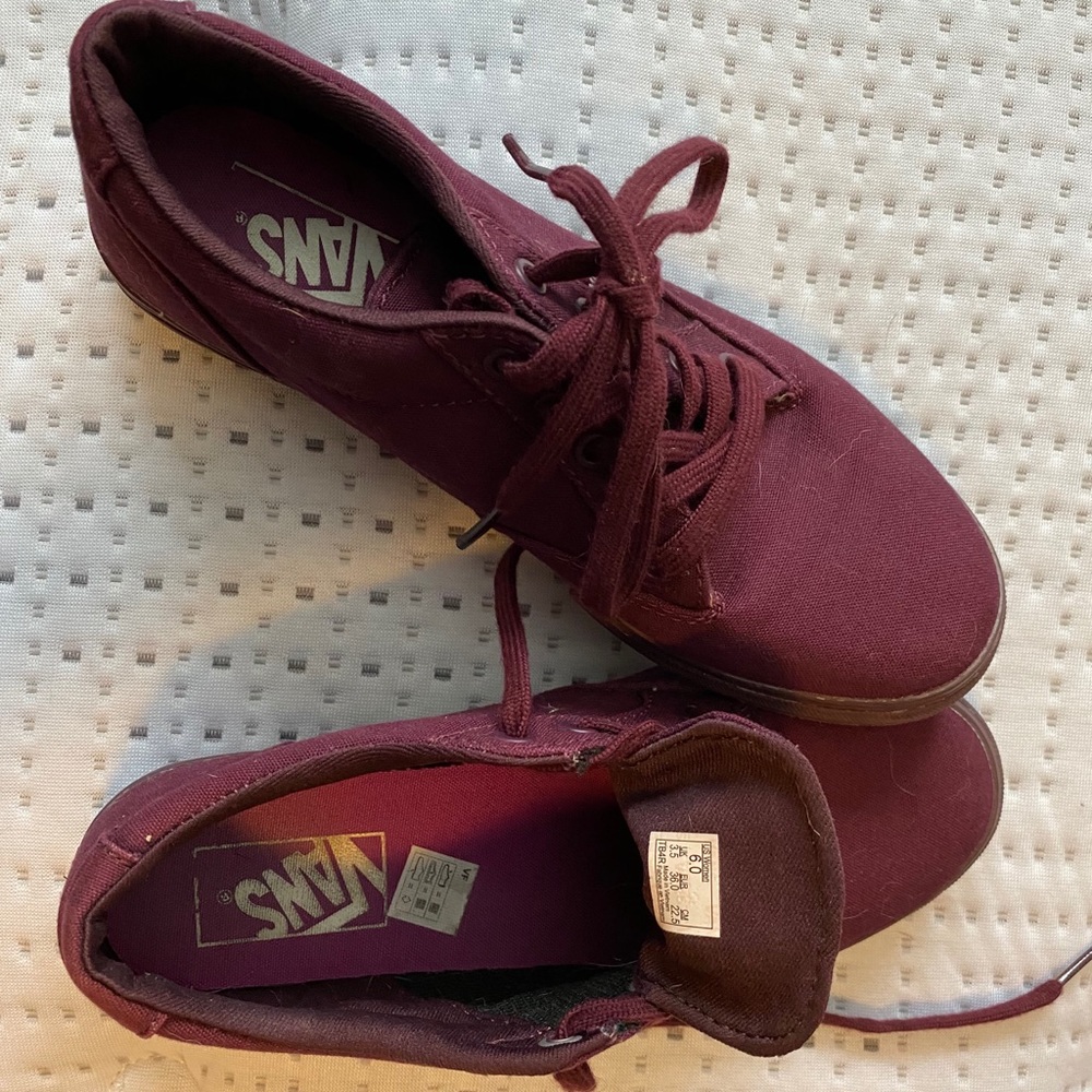 Vans - maroon